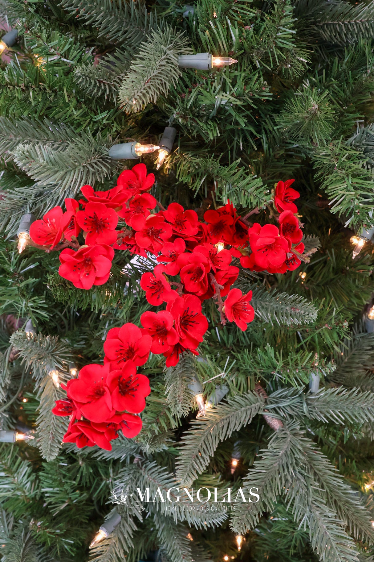 Red Velvet Cherry Blossom Pick