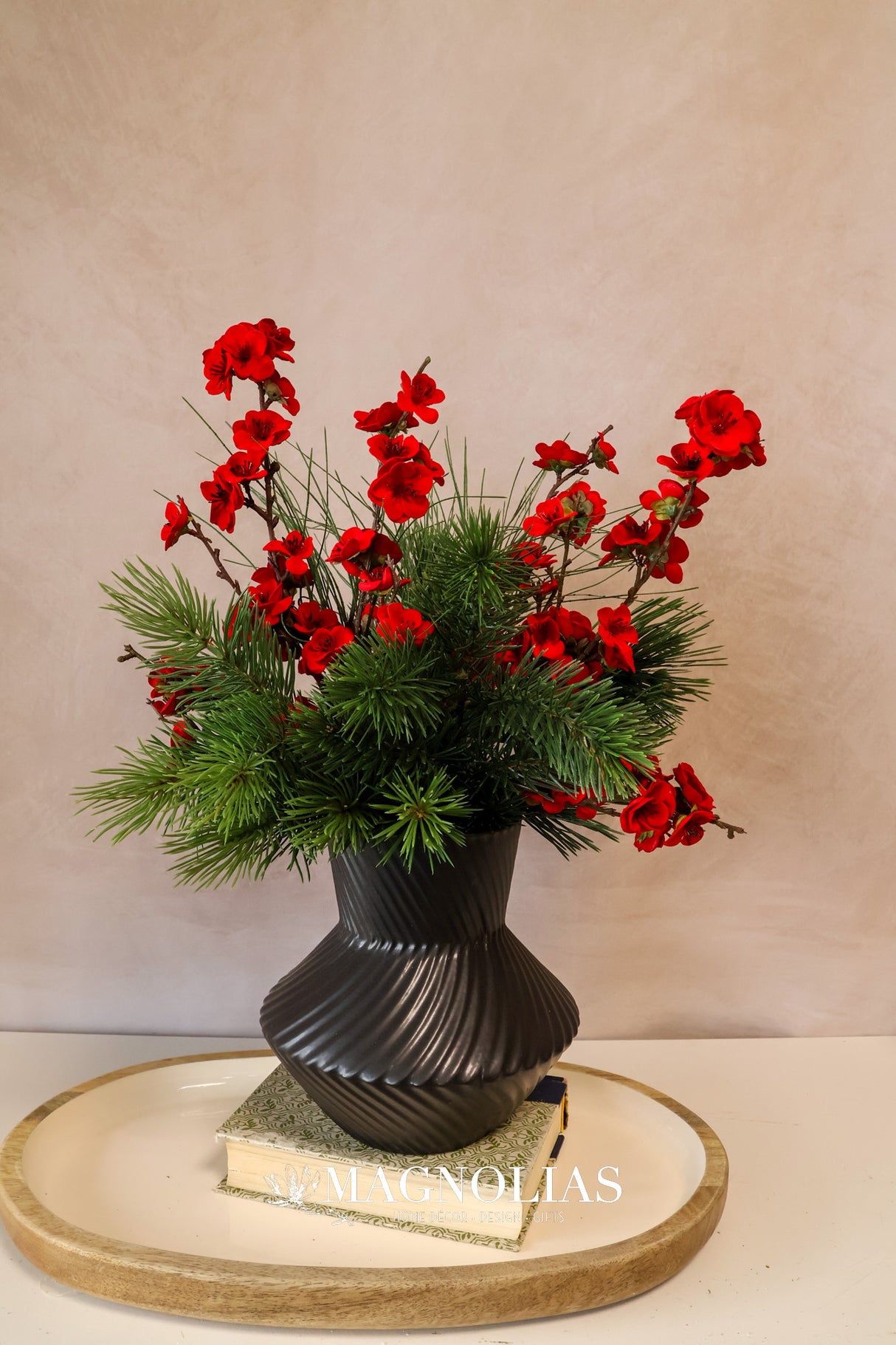 Red Velvet Cherry Blossom Pick