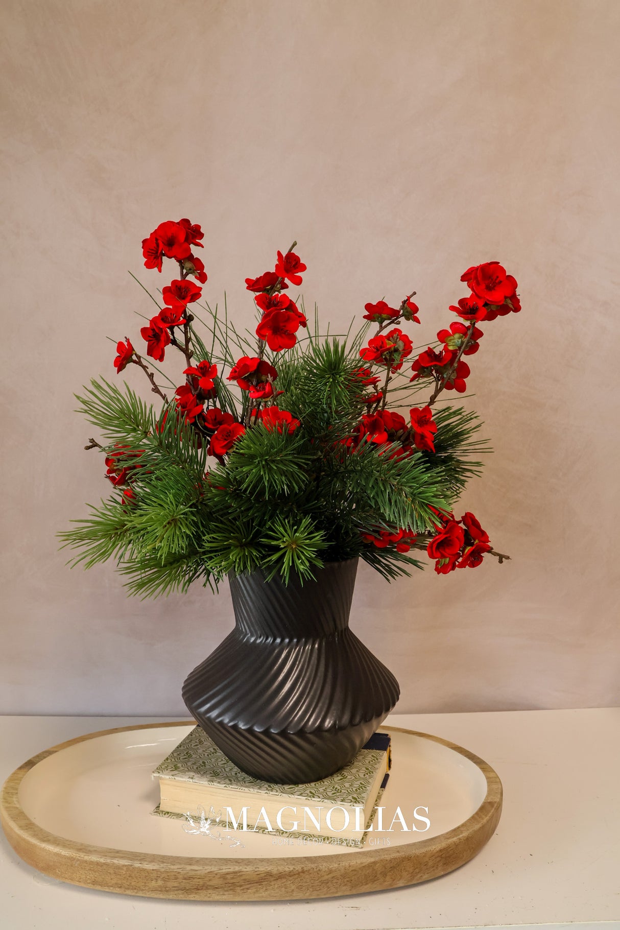 Red Velvet Cherry Blossom Pick