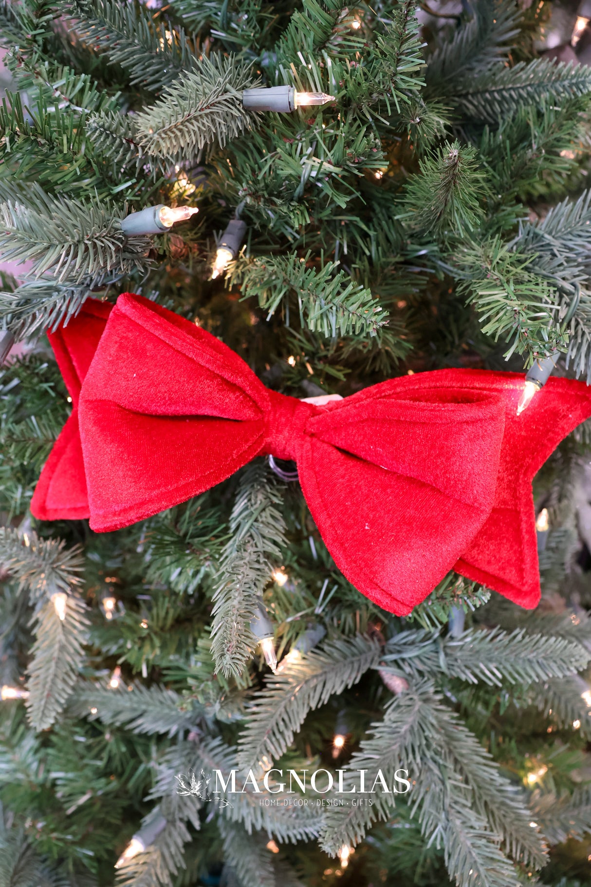 Red Velvet Bow Ornament