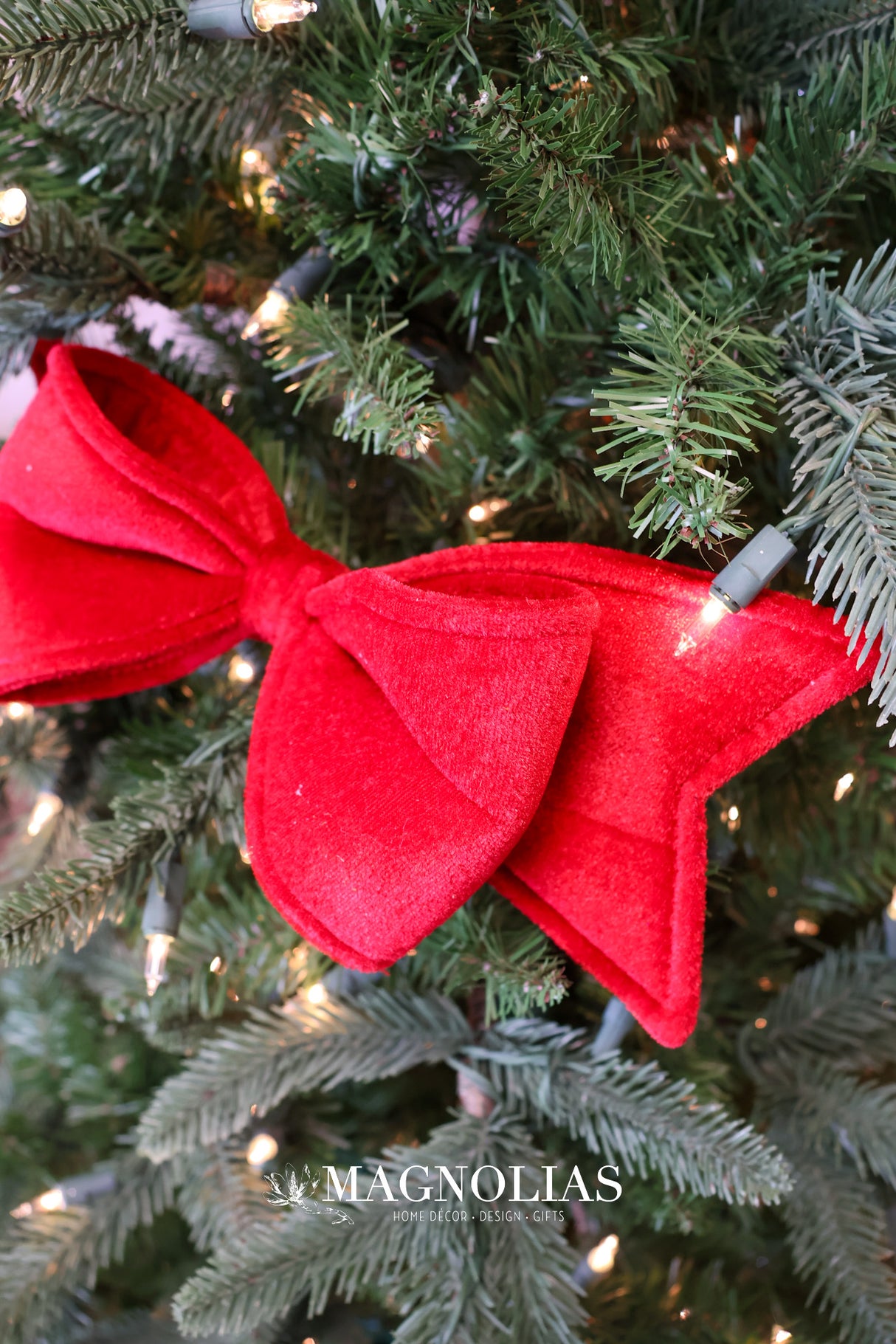 Red Velvet Bow Ornament