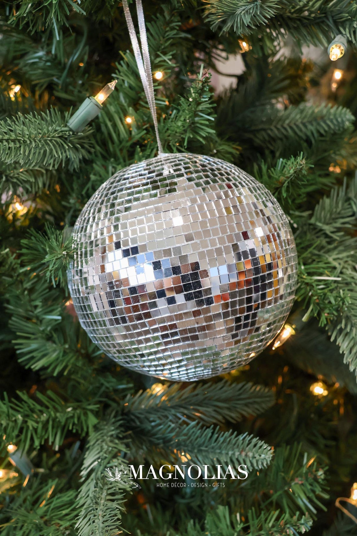 Mosaic Disco Ball Ornament