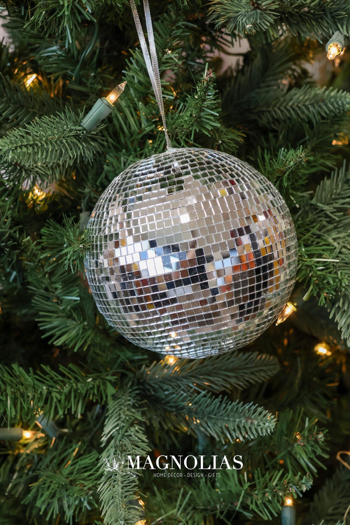 Mosaic Disco Ball Ornament