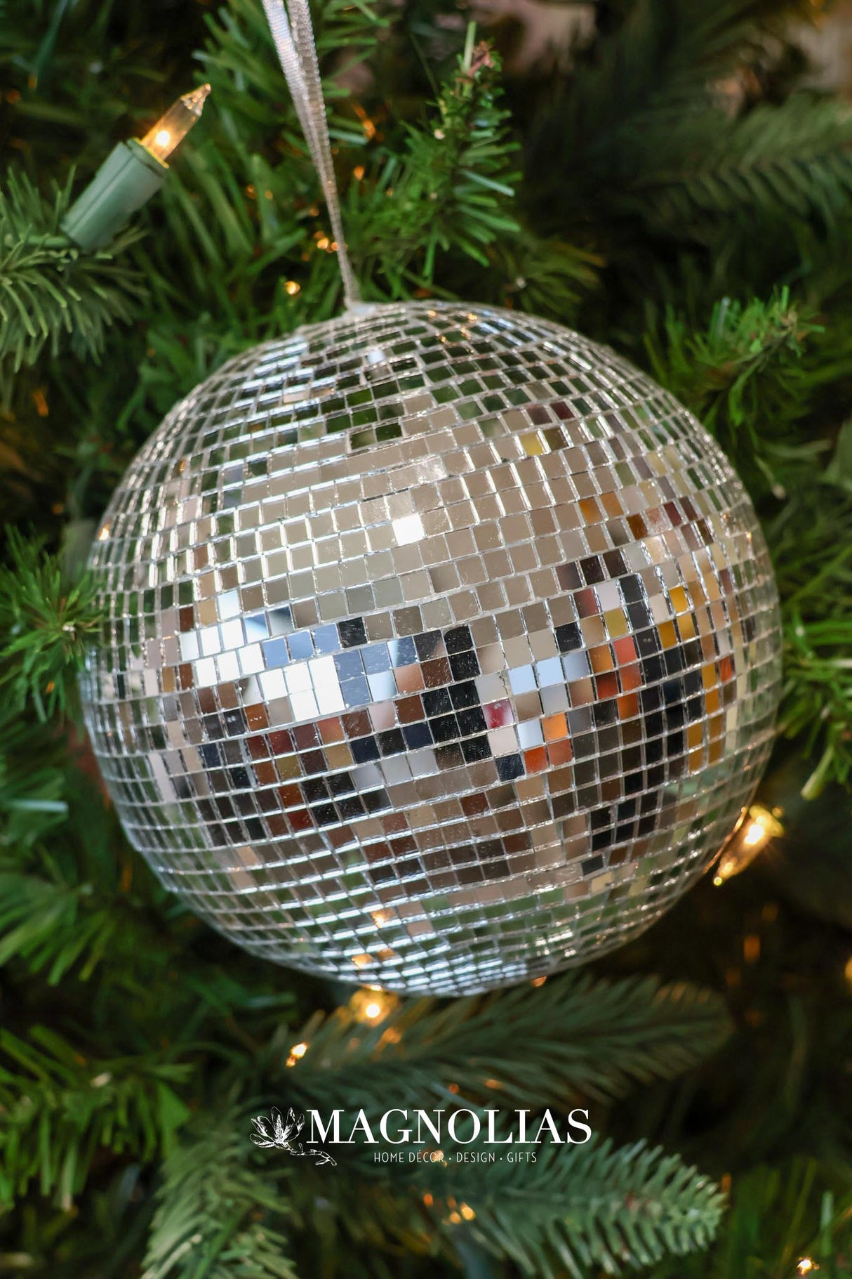 Mosaic Disco Ball Ornament