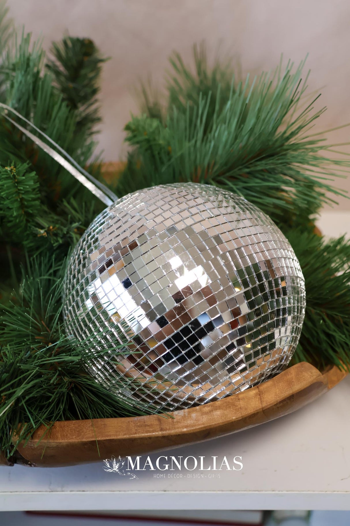 Mosaic Disco Ball Ornament