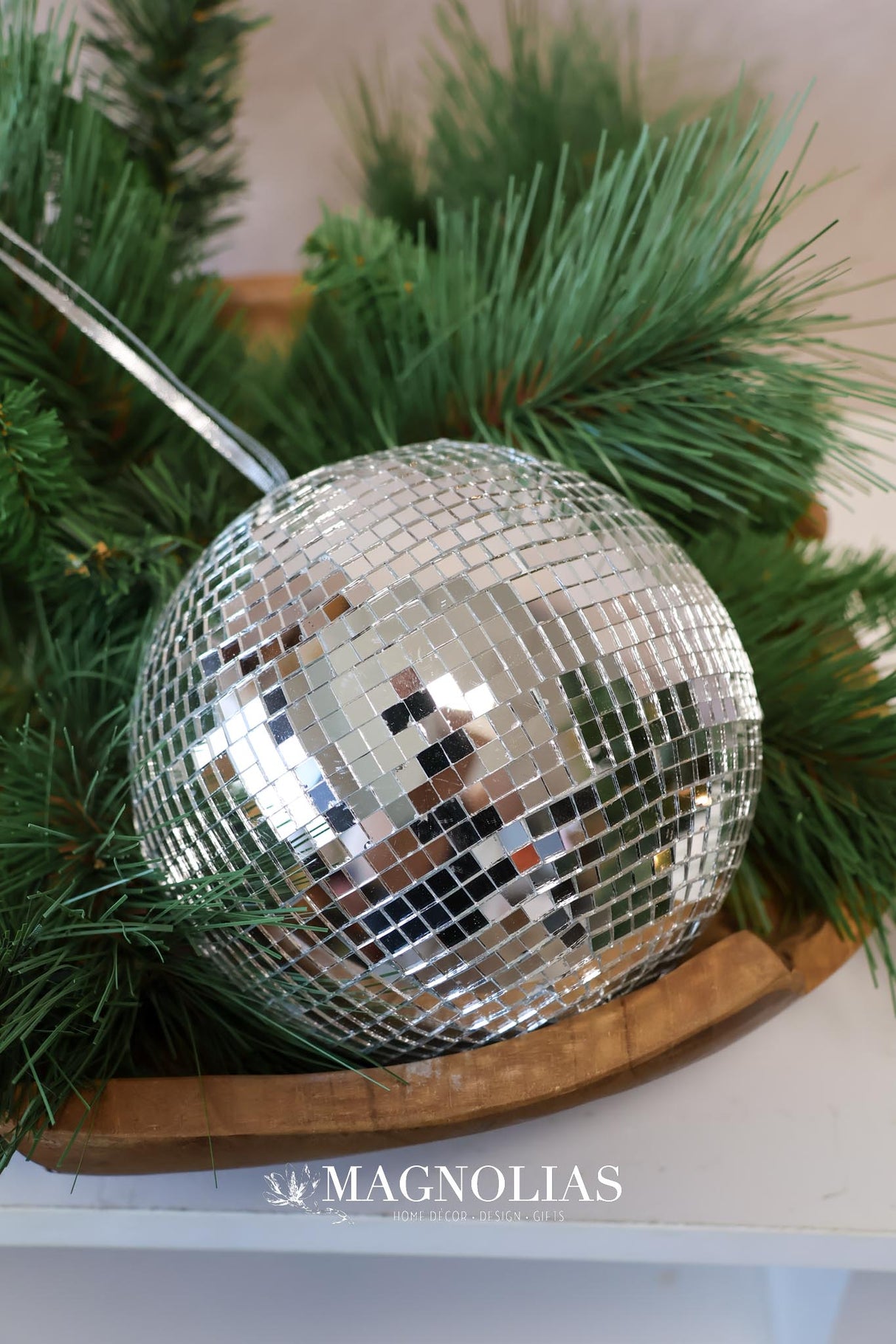 Mosaic Disco Ball Ornament