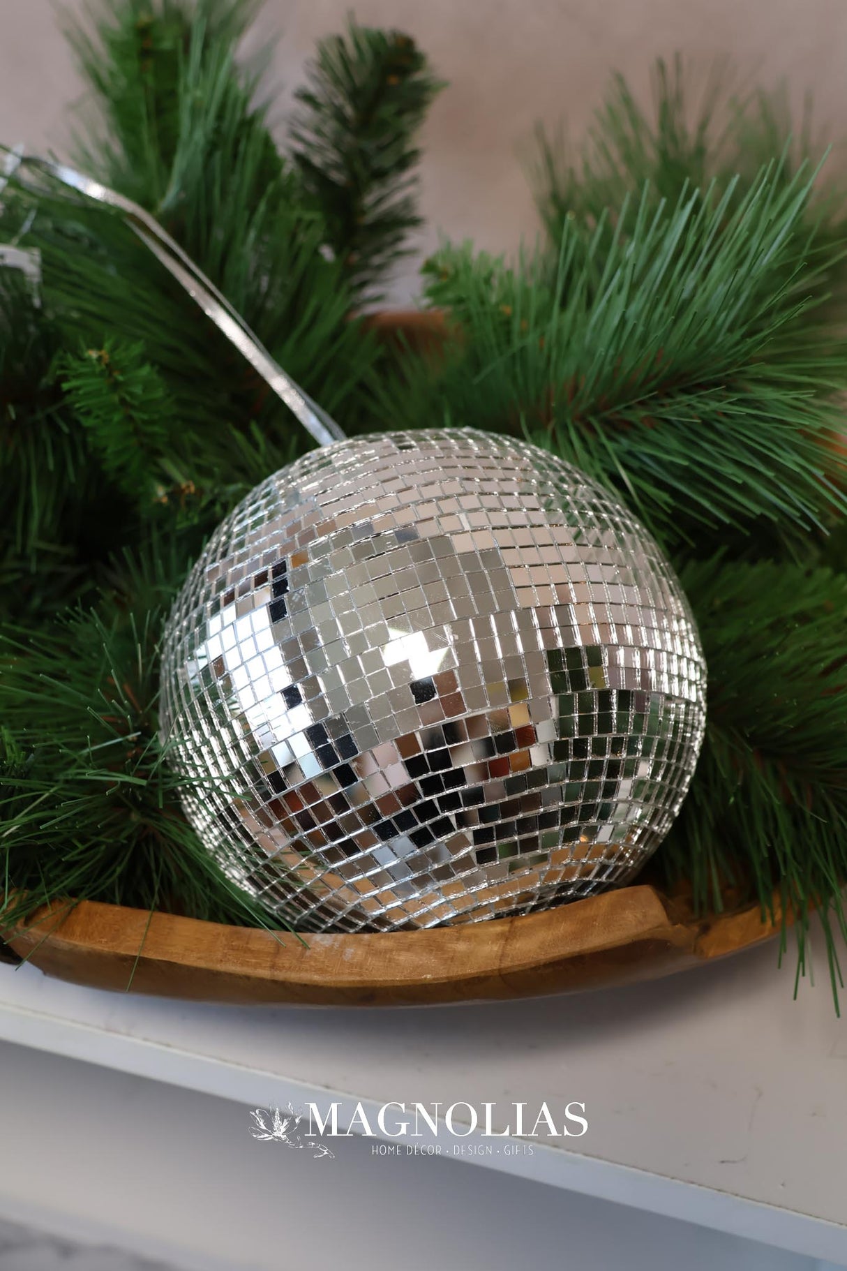 Mosaic Disco Ball Ornament