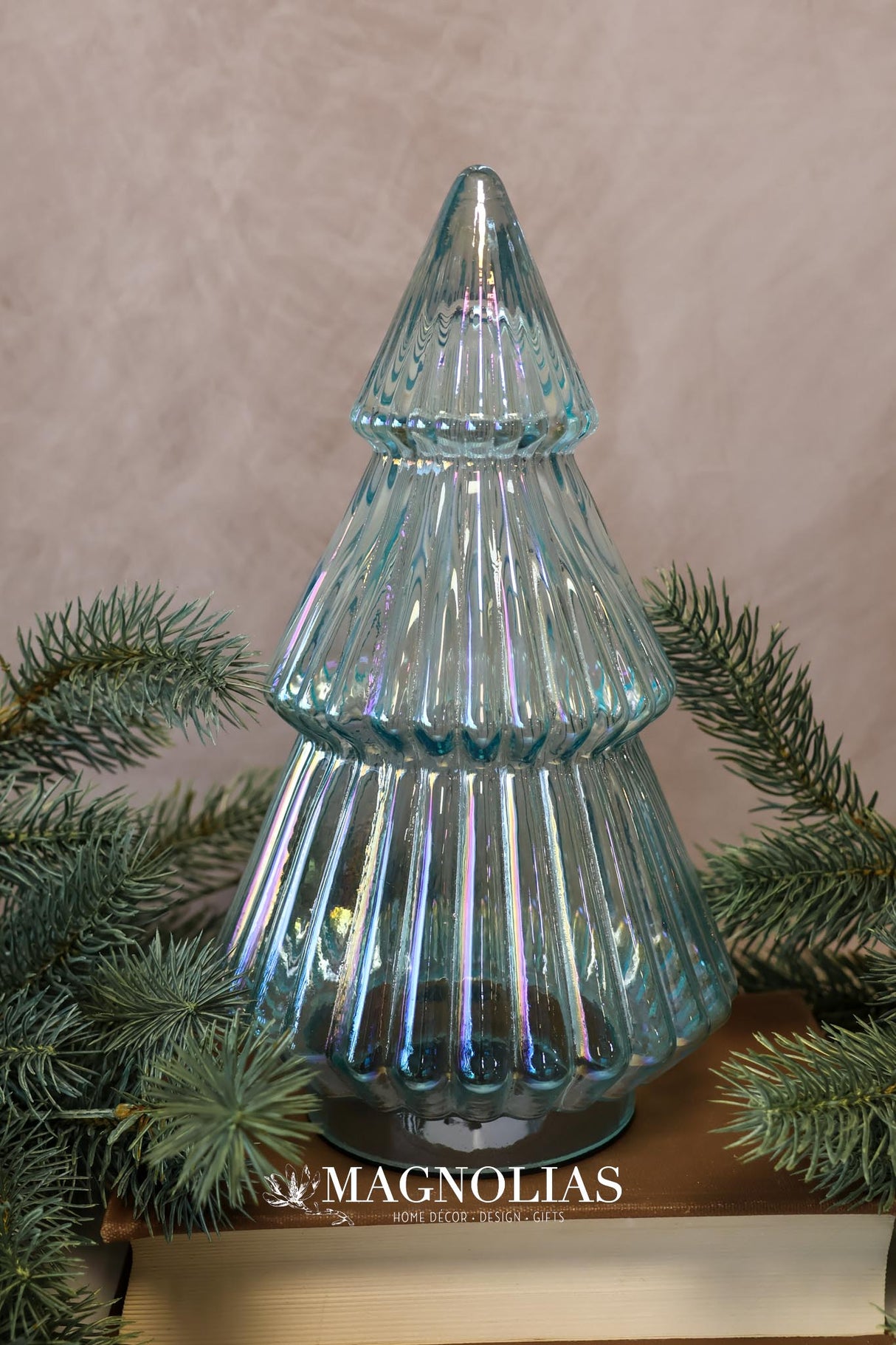 11.5" Colmar Glass Tree