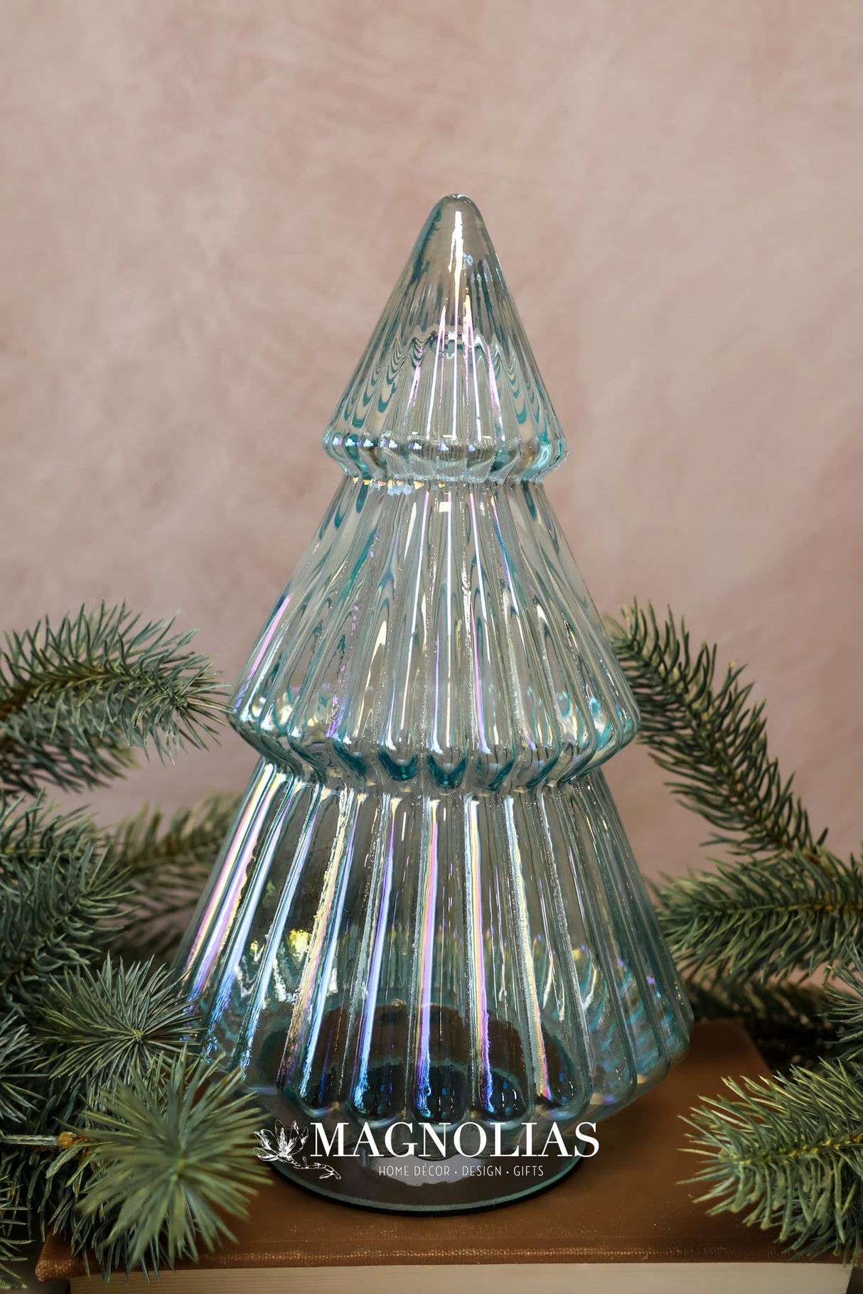 11.5" Colmar Glass Tree
