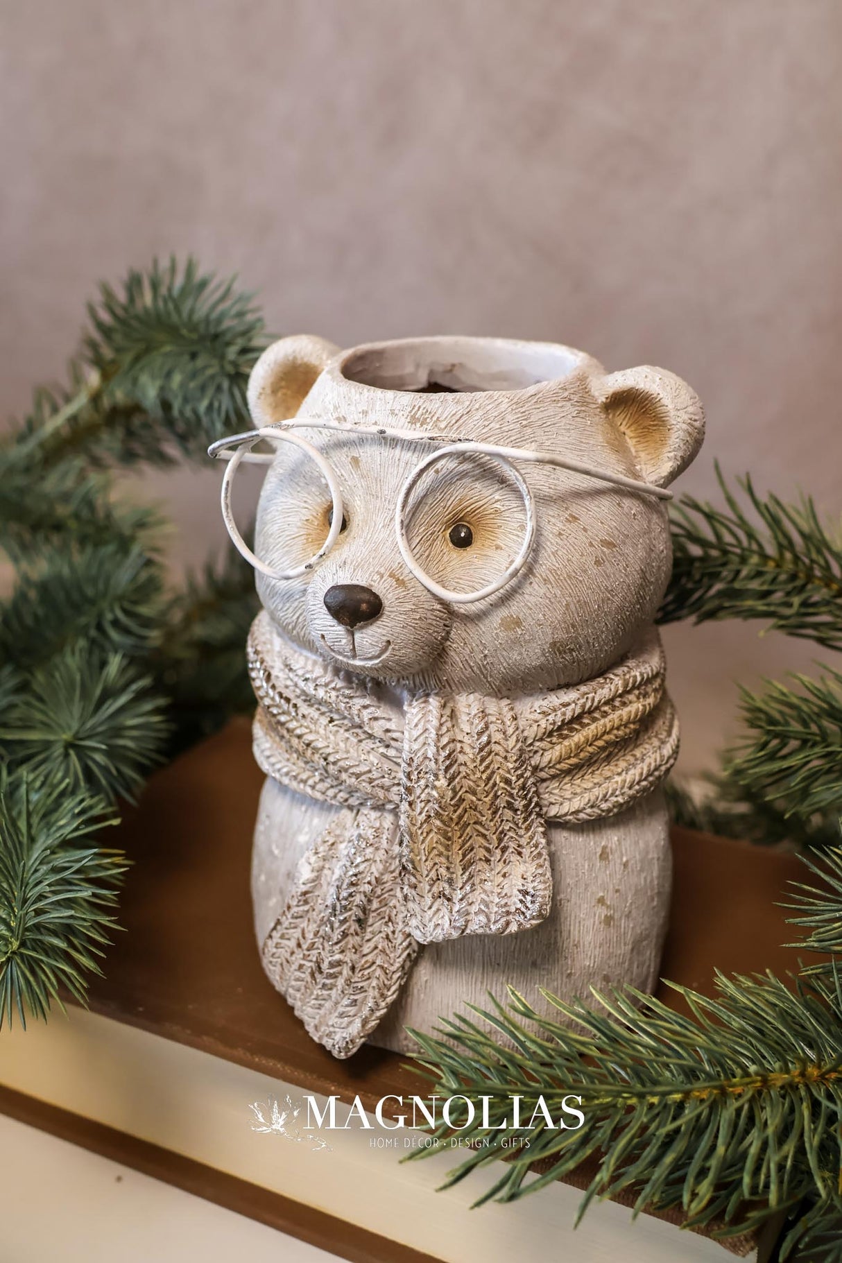 Eskimo Kisses Bear Planter