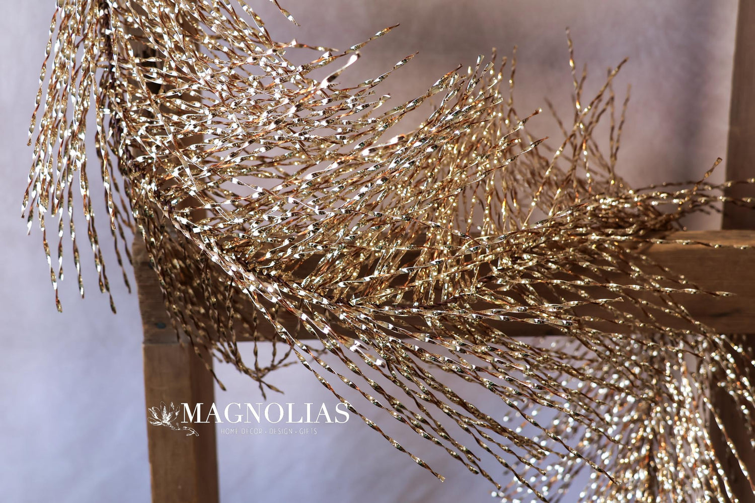 6' Gold Tinsel Garland