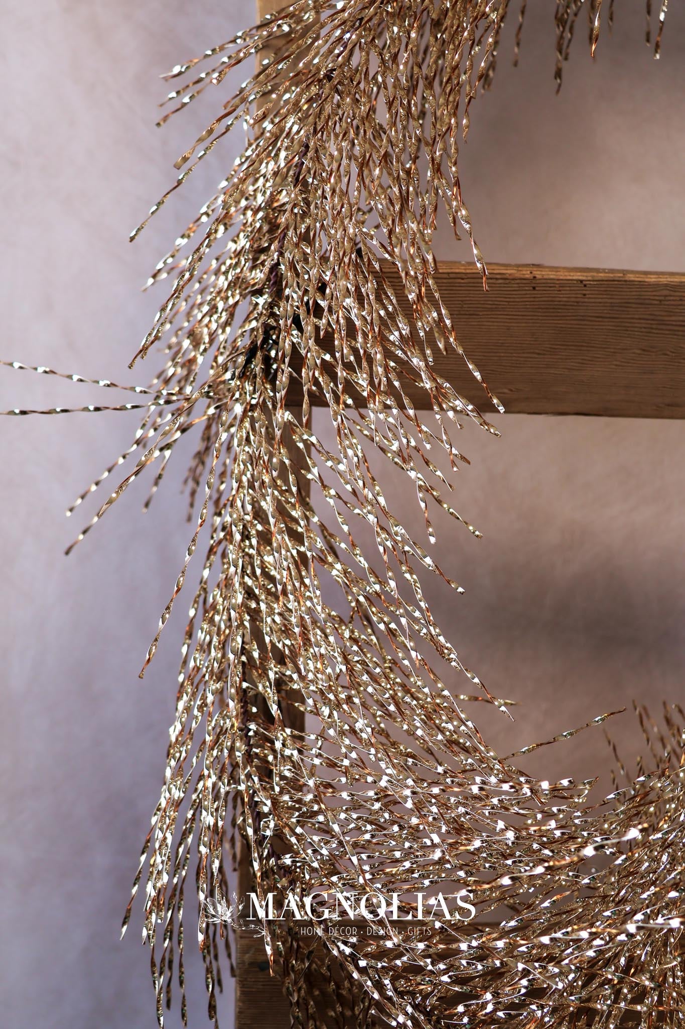 6' Gold Tinsel Garland