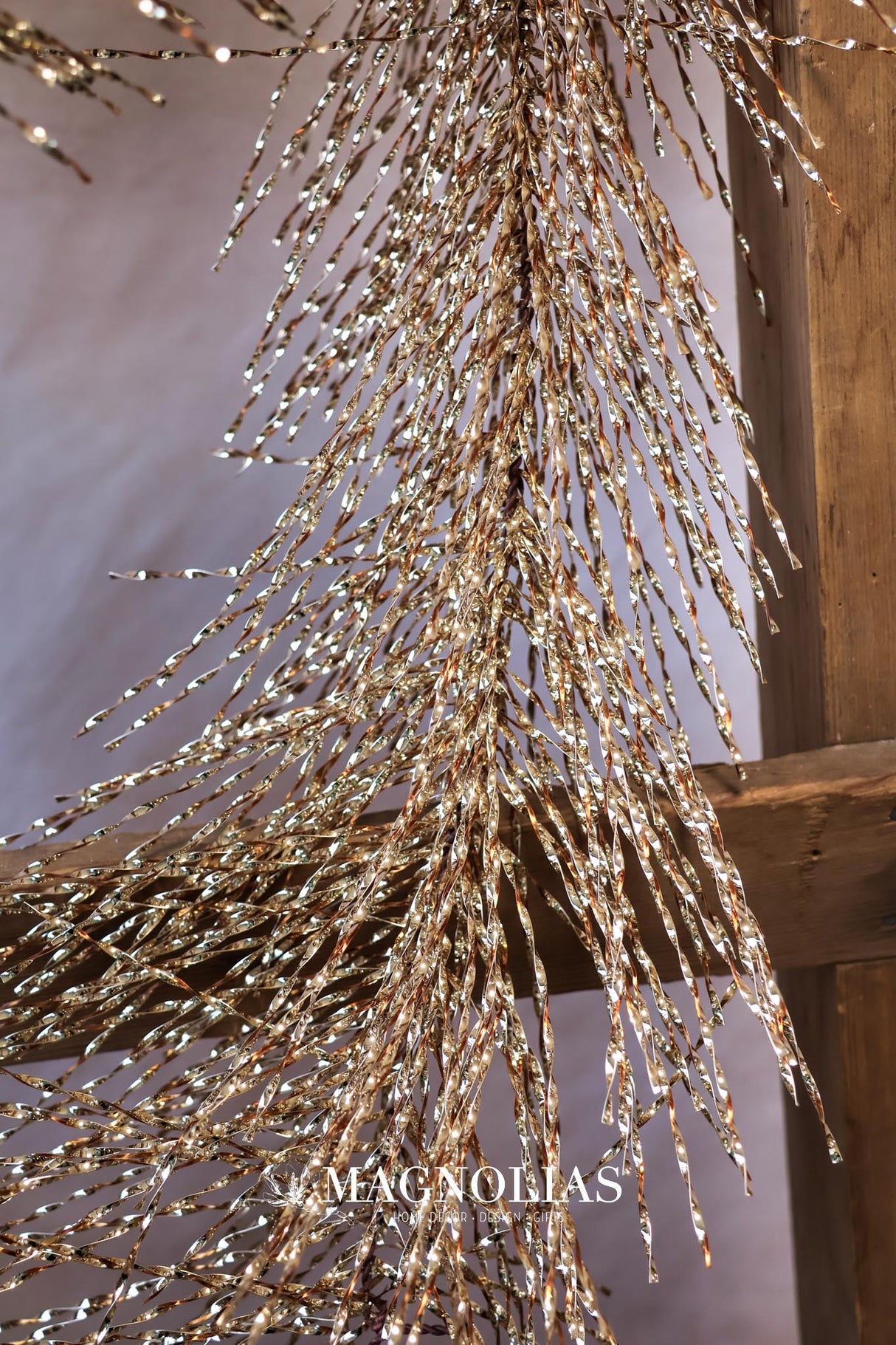 6' Gold Tinsel Garland