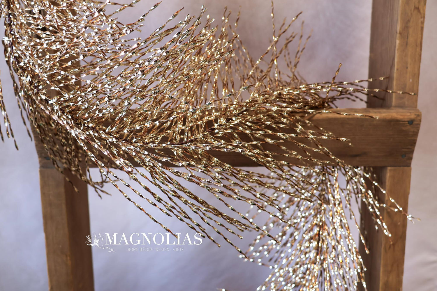 6' Gold Tinsel Garland