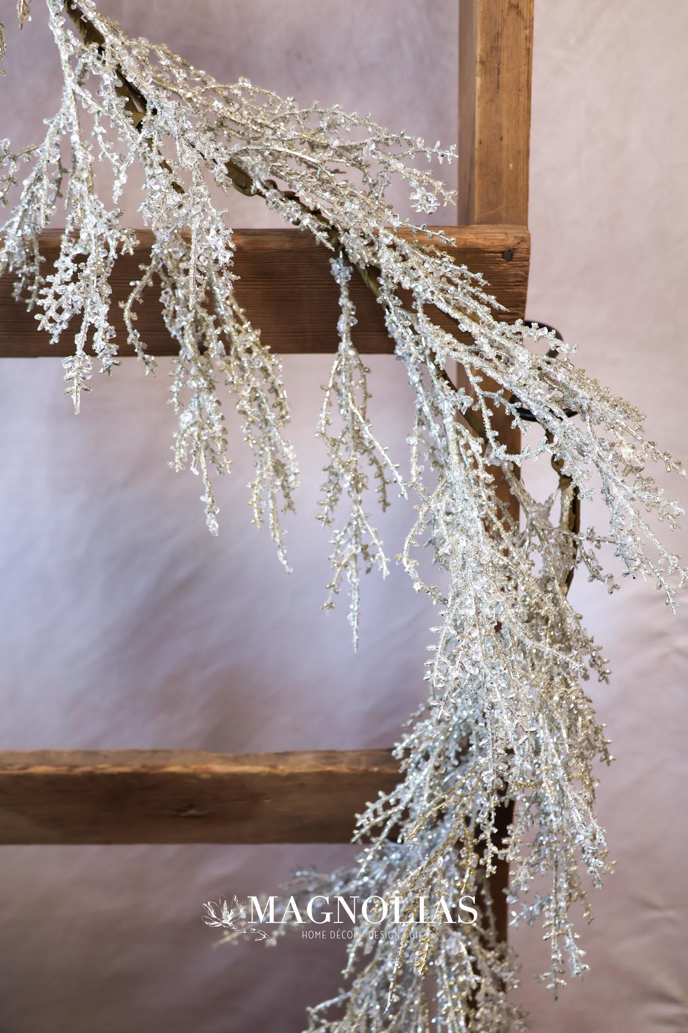 5' Christmas Concert Iced Garland