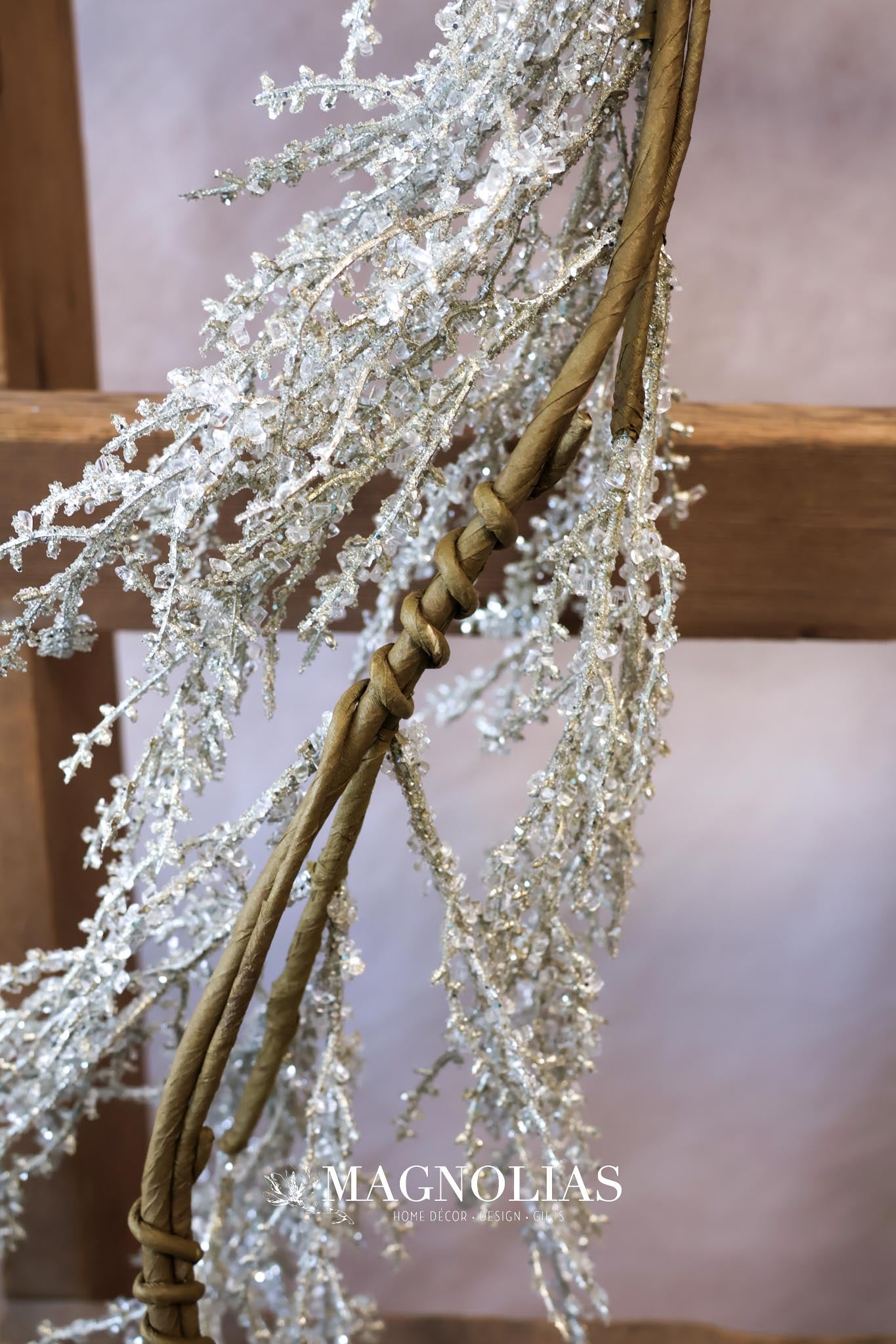 5' Christmas Concert Iced Garland