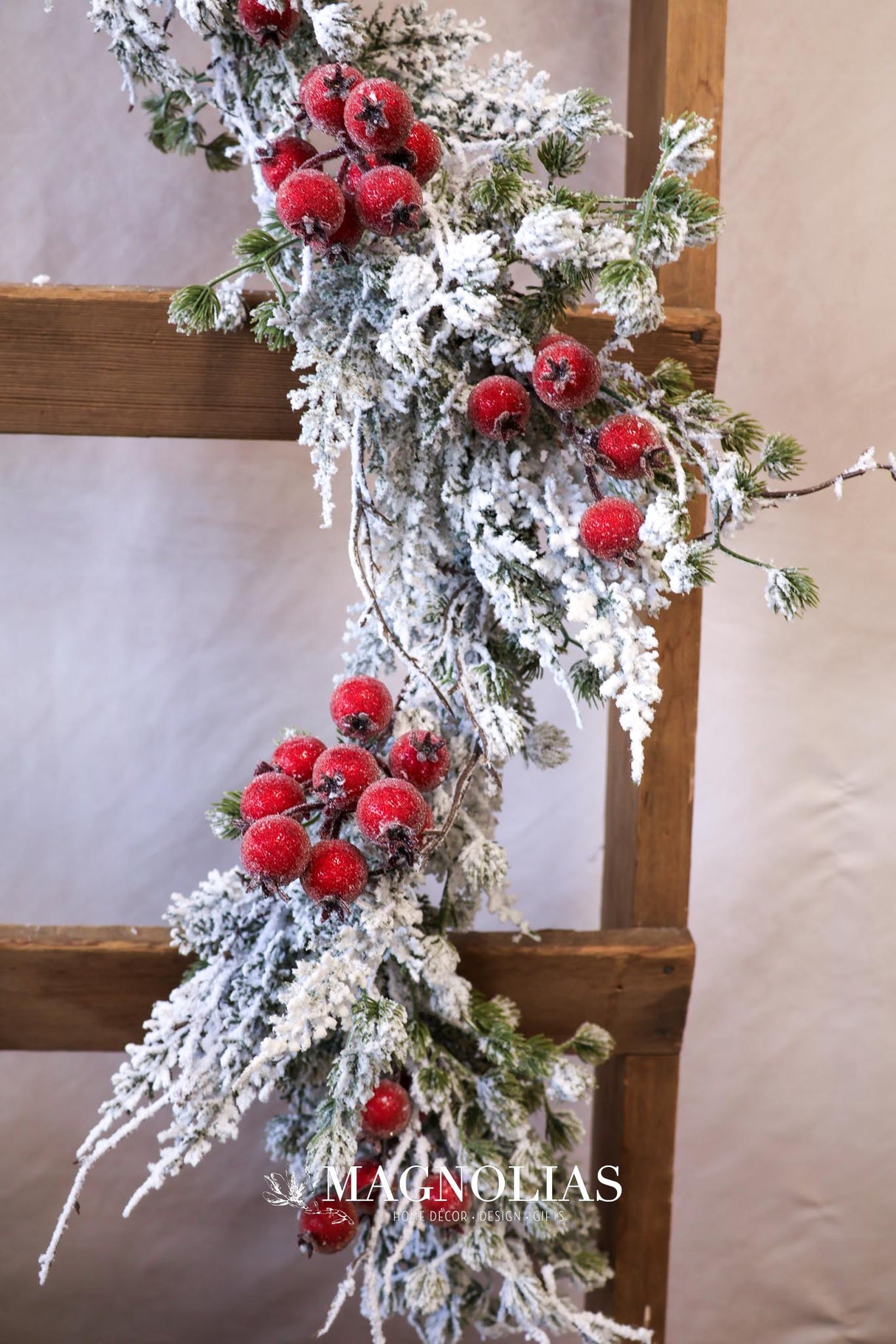 5' Snow Ming Mountain Pine Garland