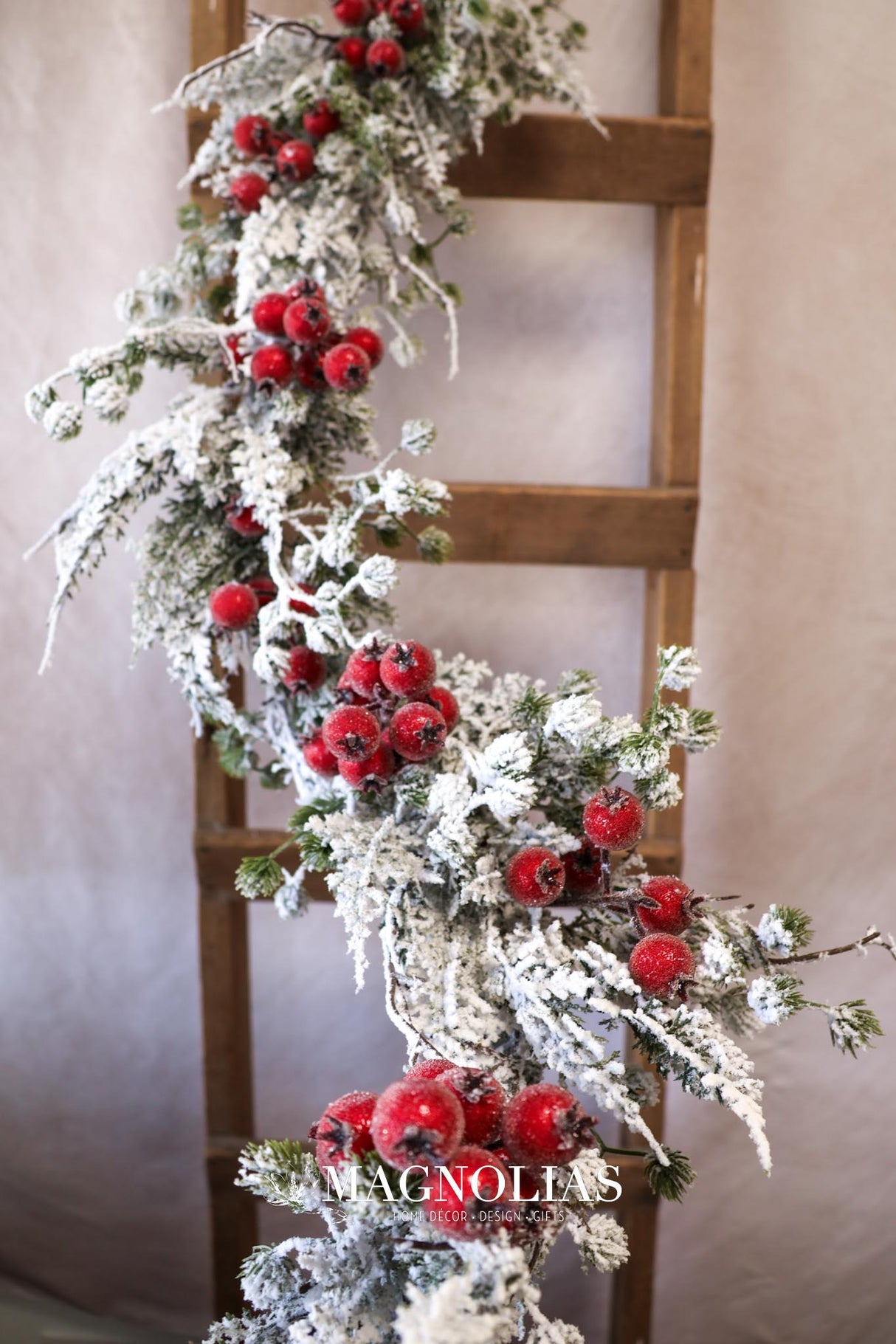 5' Snow Ming Mountain Pine Garland