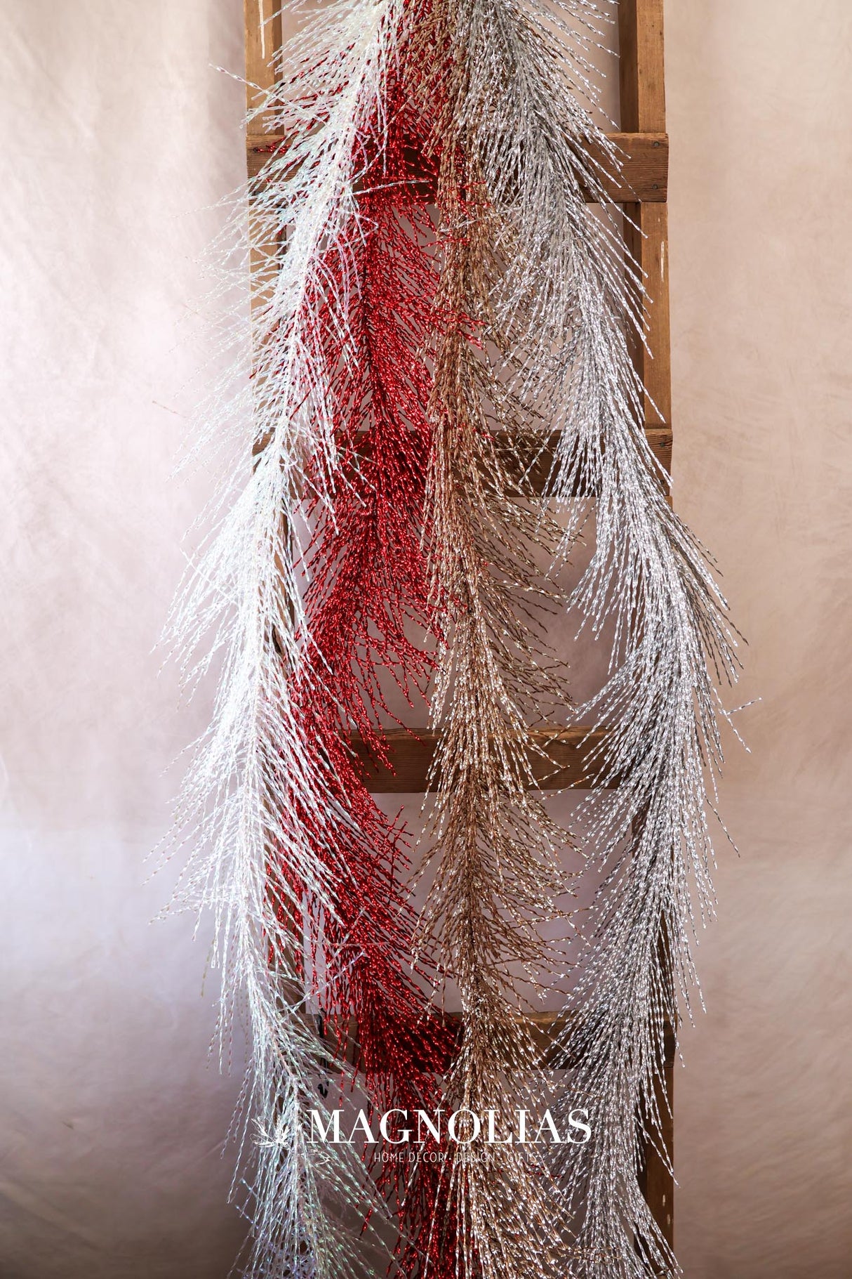 6' Iridescent Tinsel Garland