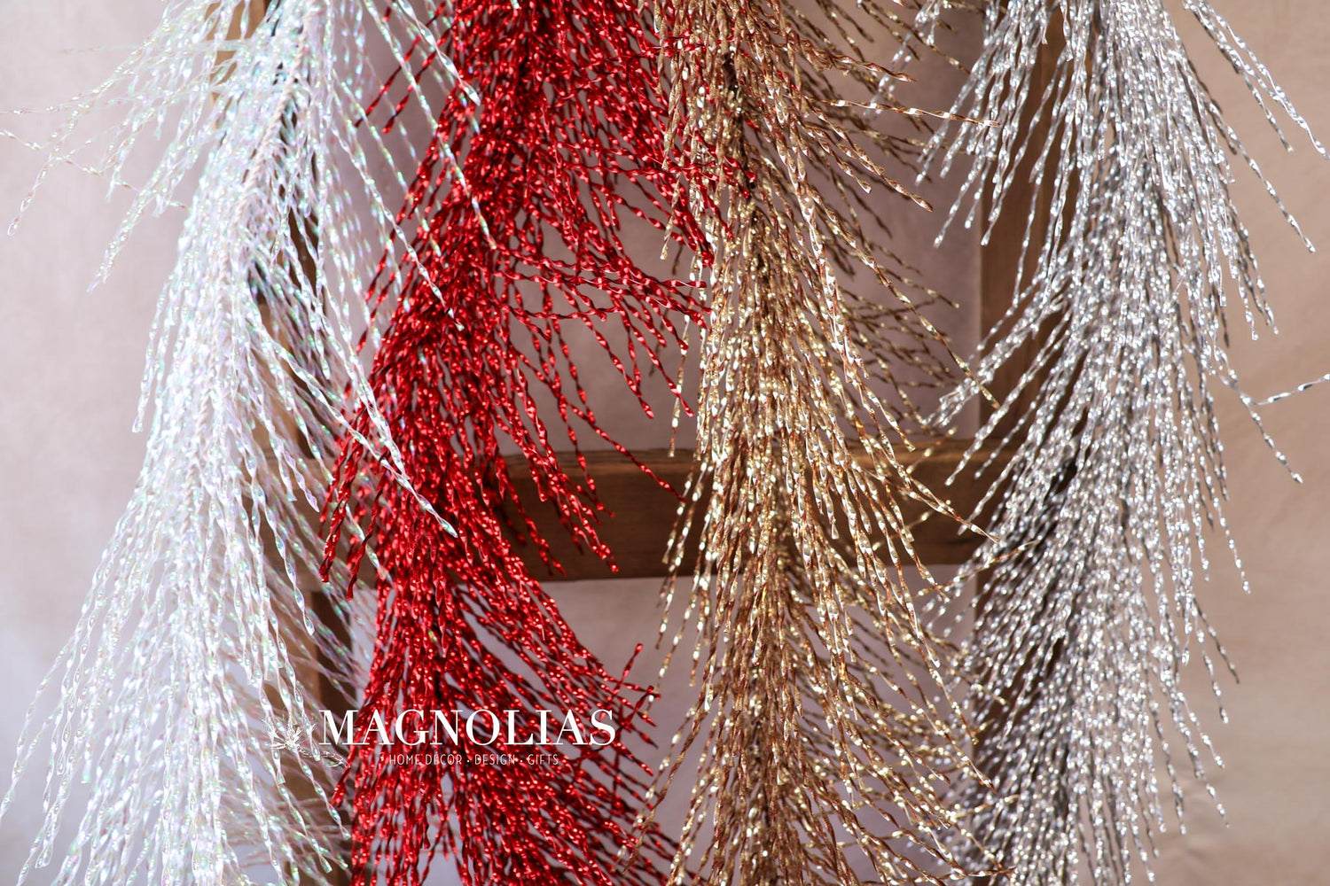 6' Iridescent Tinsel Garland