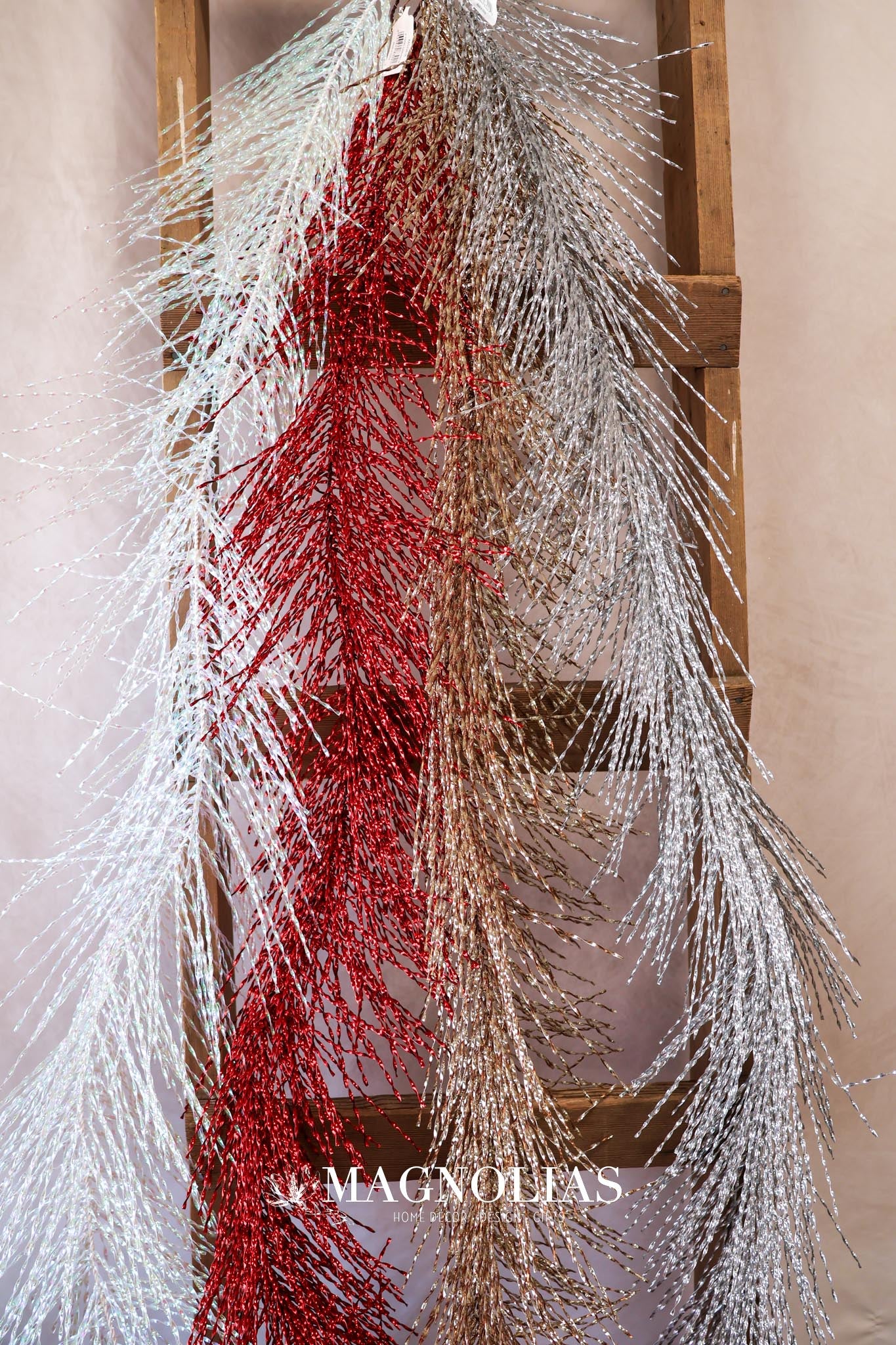 6' Iridescent Tinsel Garland