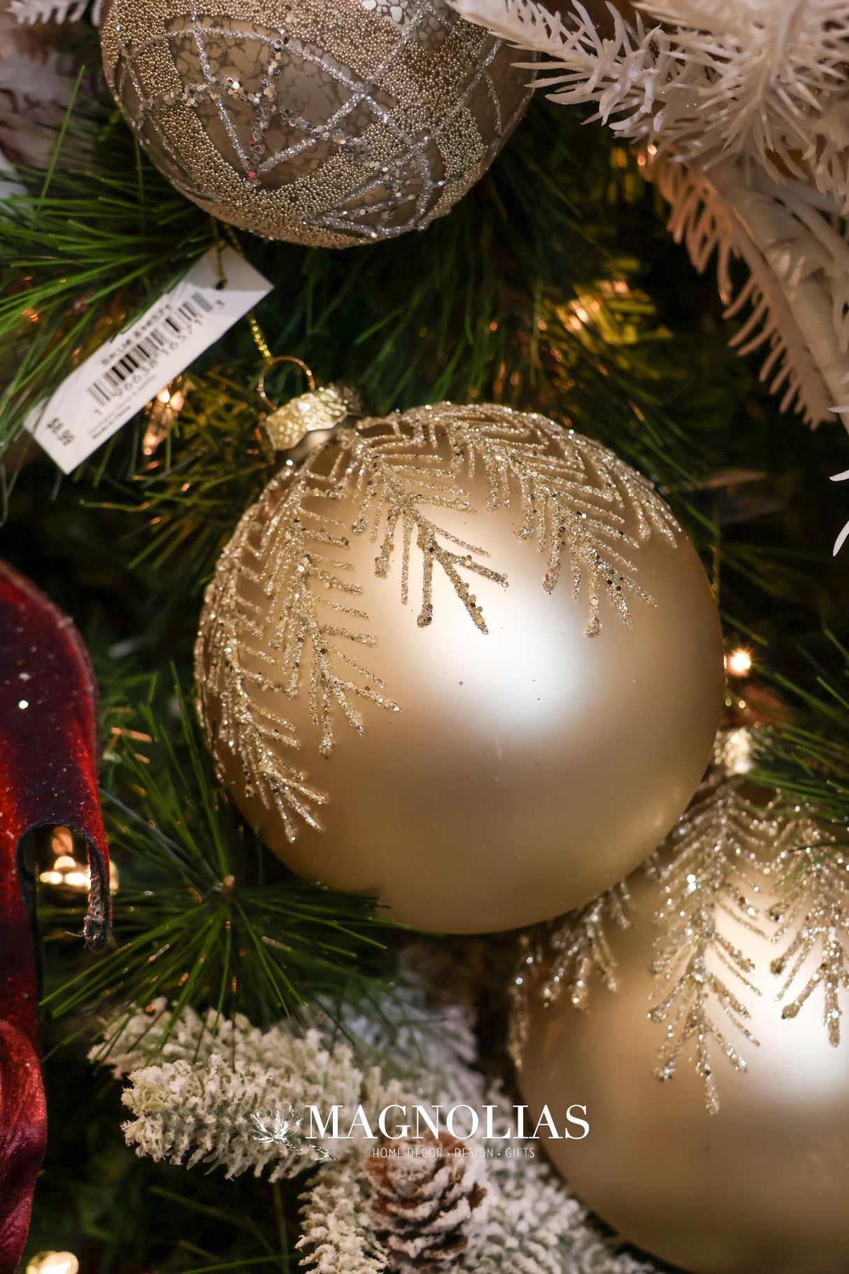 Golden Years Glass Ornament