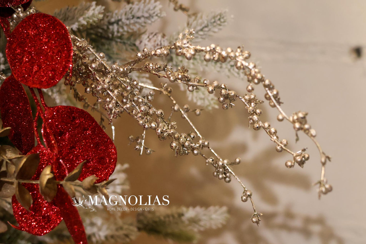 Champagne Seed Branch Spray