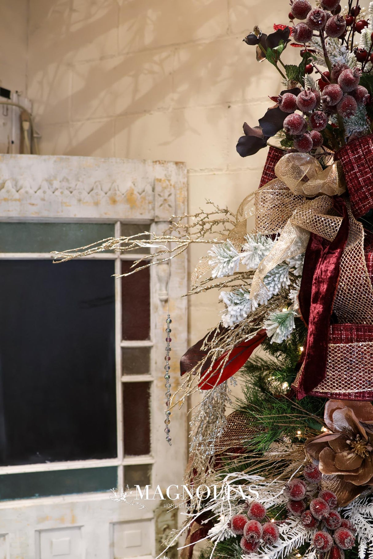 Pewter Bead Drop Ornament