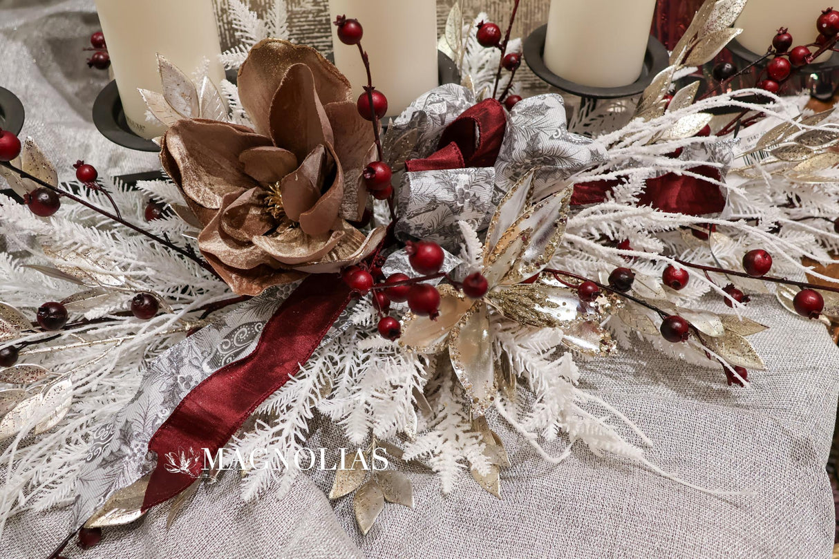 38" Dancing In the Snow Swag