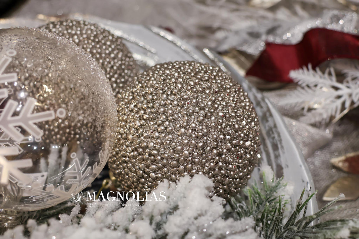 Metallic Mini Bead Ornament