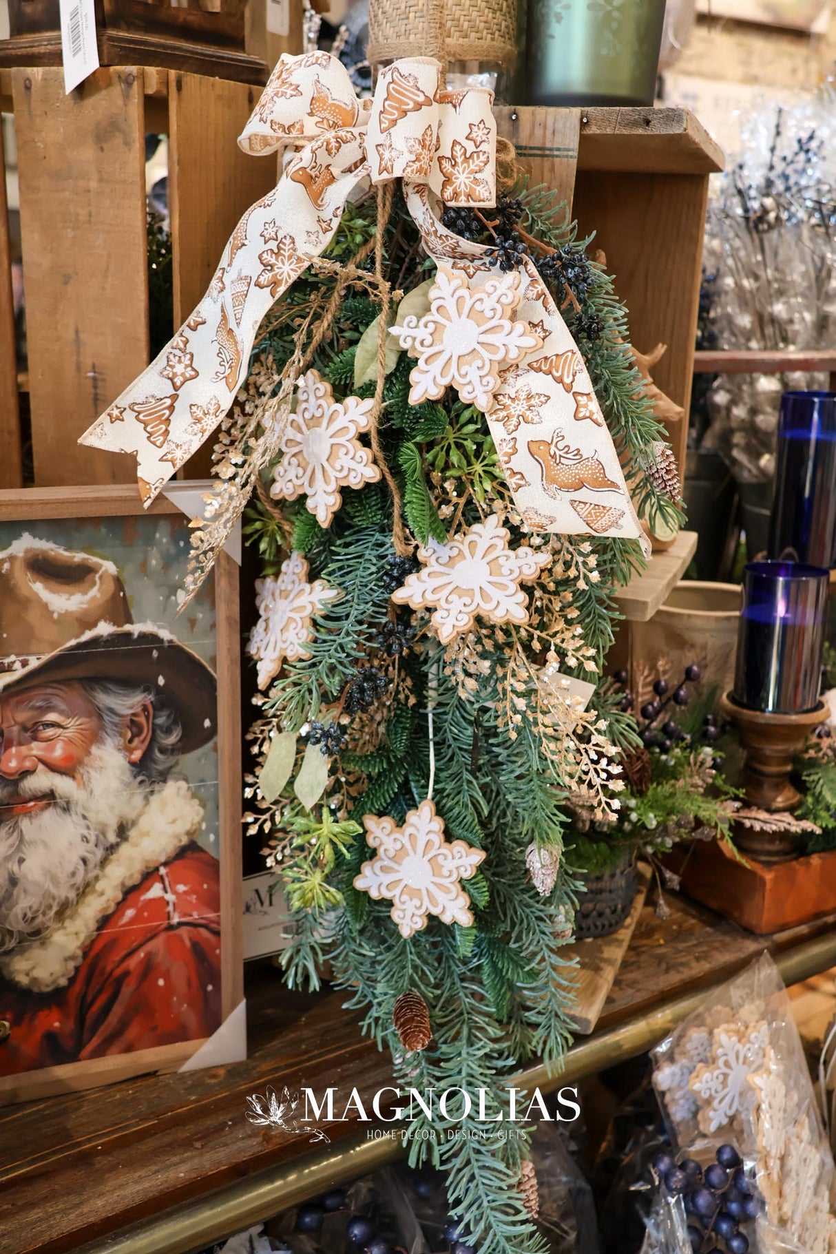 29" Christmas Cheer Swag