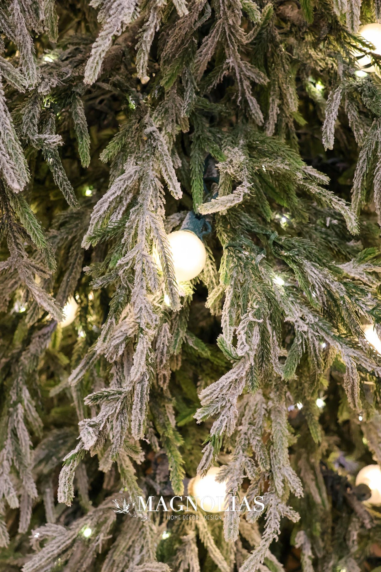 6' Snowy LED Real Touch Norfolk Tree