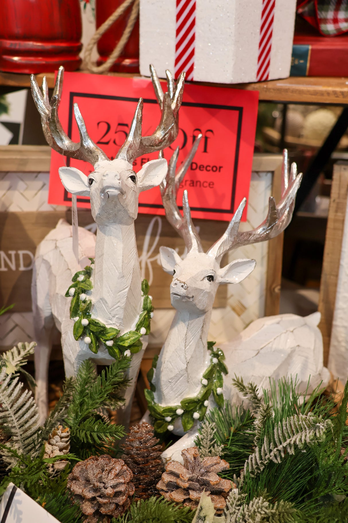 Frosted Mistletoe Deer
