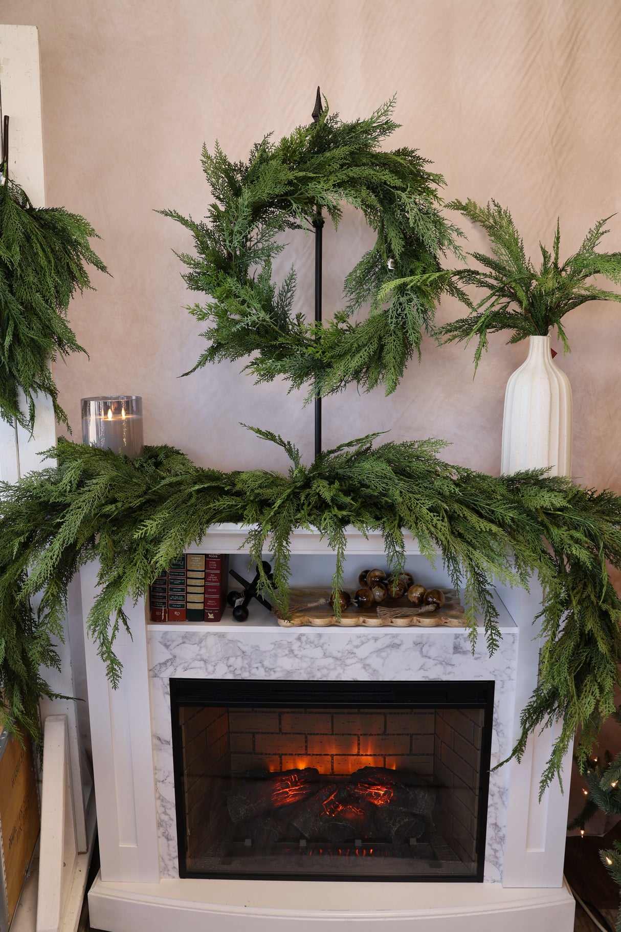 8' Real Touch Cedar Swag/Garland