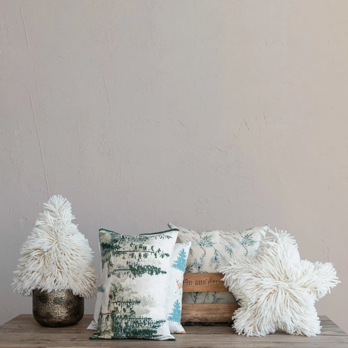 Winter Woods Lumbar Pillow