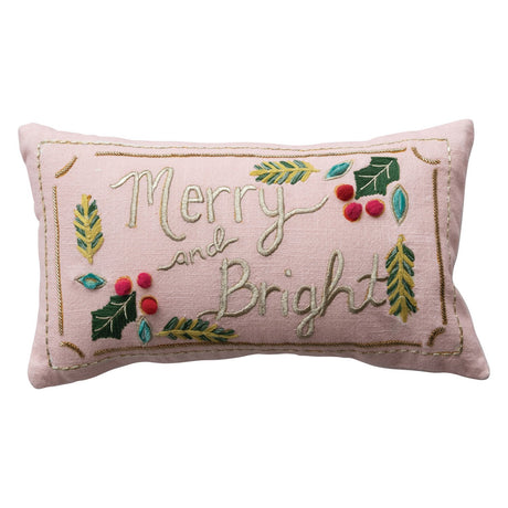 Lumbar Pillow with Hand-Embroidery ©