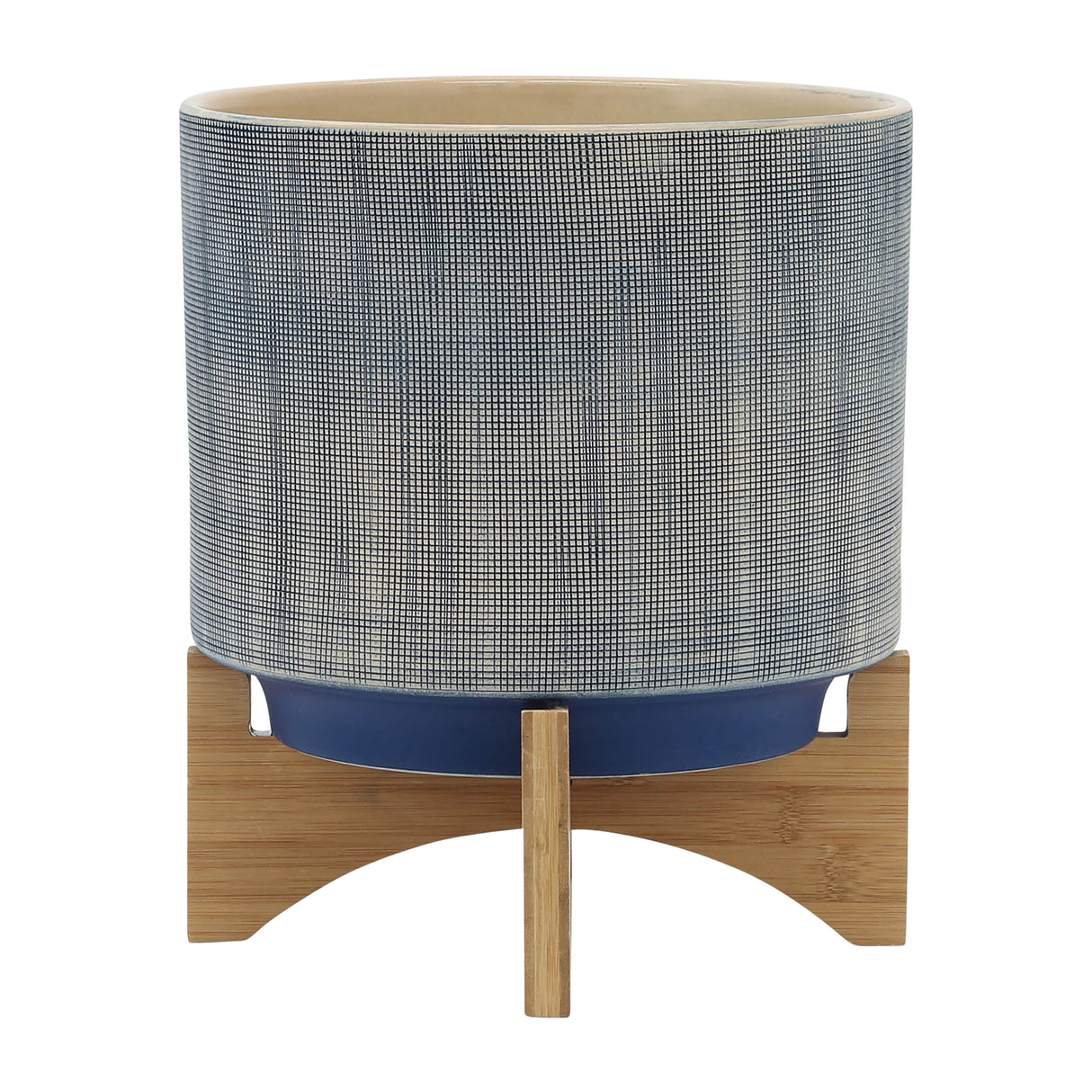 Blue Mesh Planter w/Stand- 2 Sizes