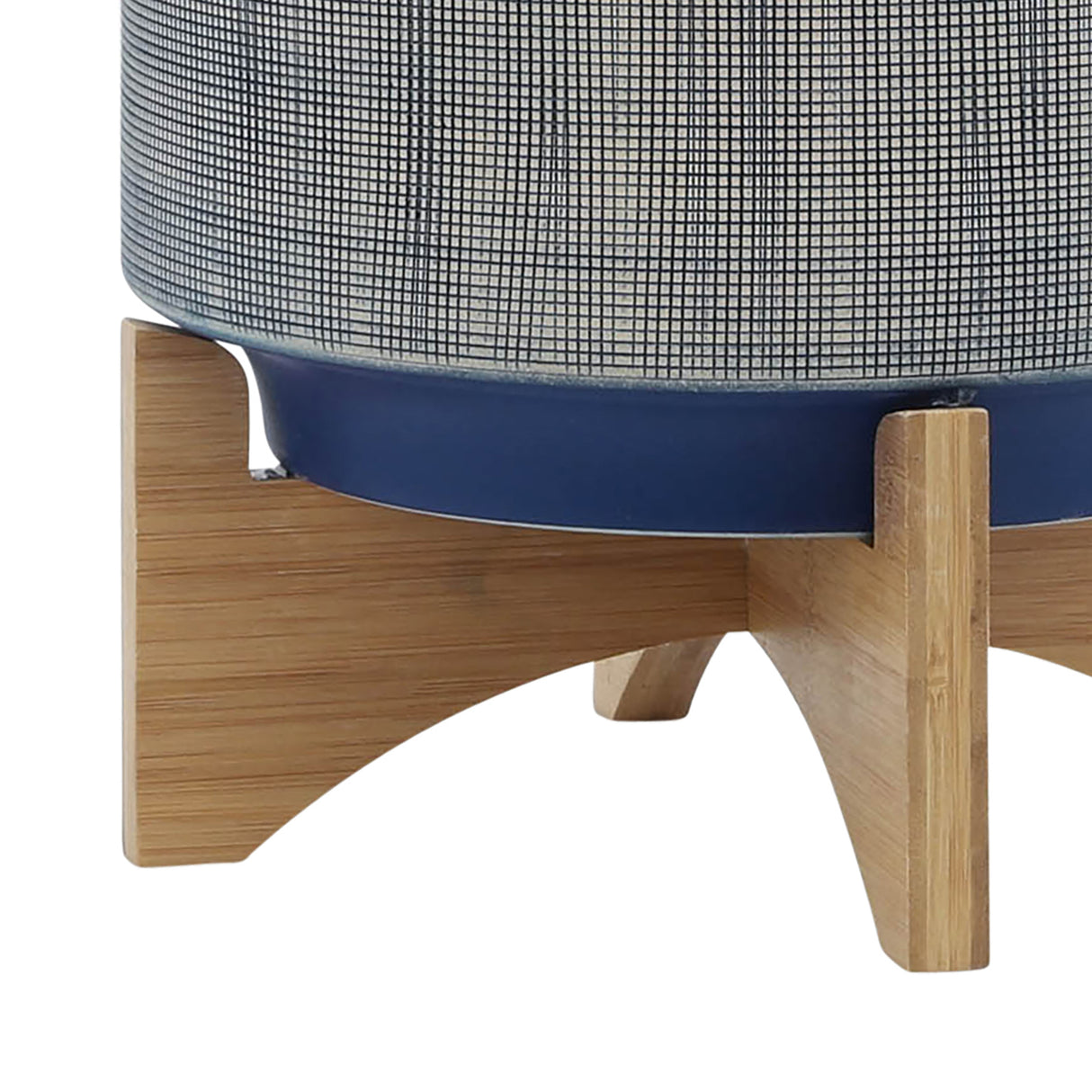 Blue Mesh Planter with Stand