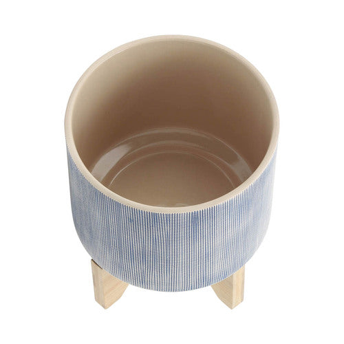 Blue Mesh Planter w/Stand- 2 Sizes