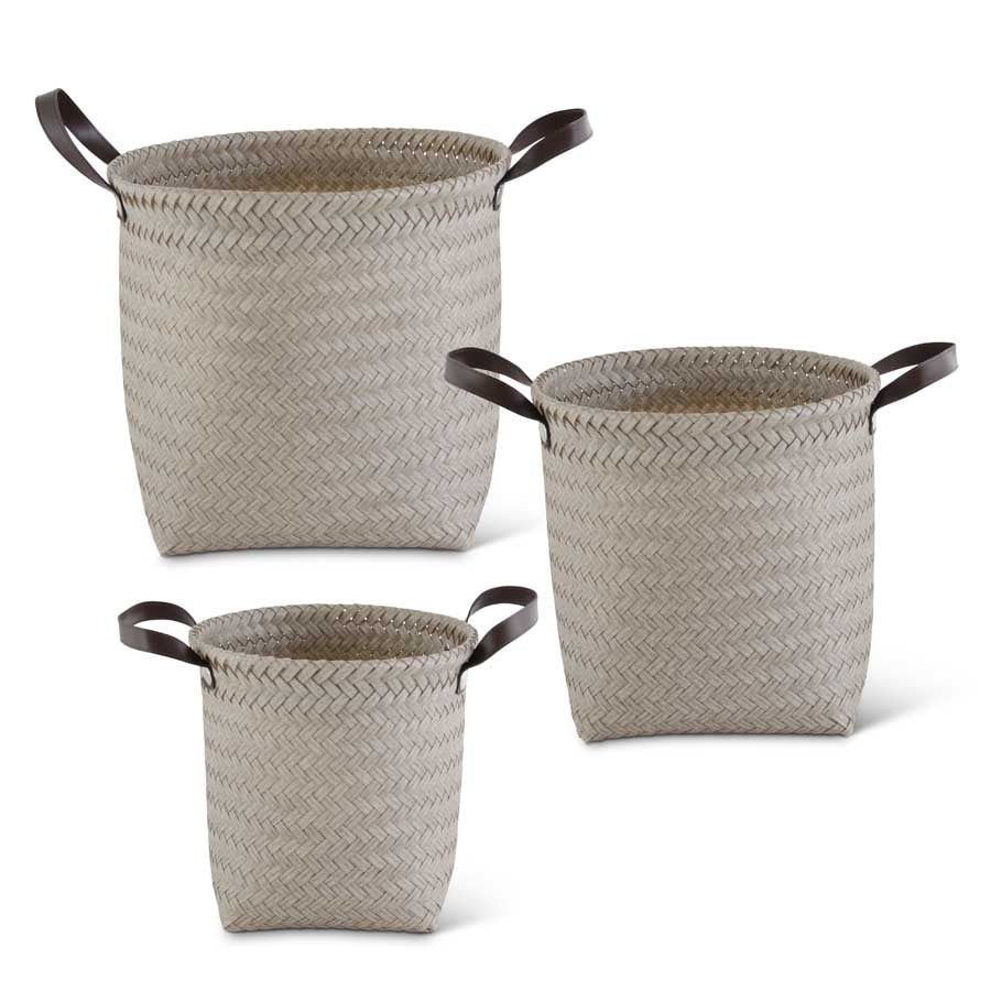 Round Woven Nesting Basket - Pickup Only