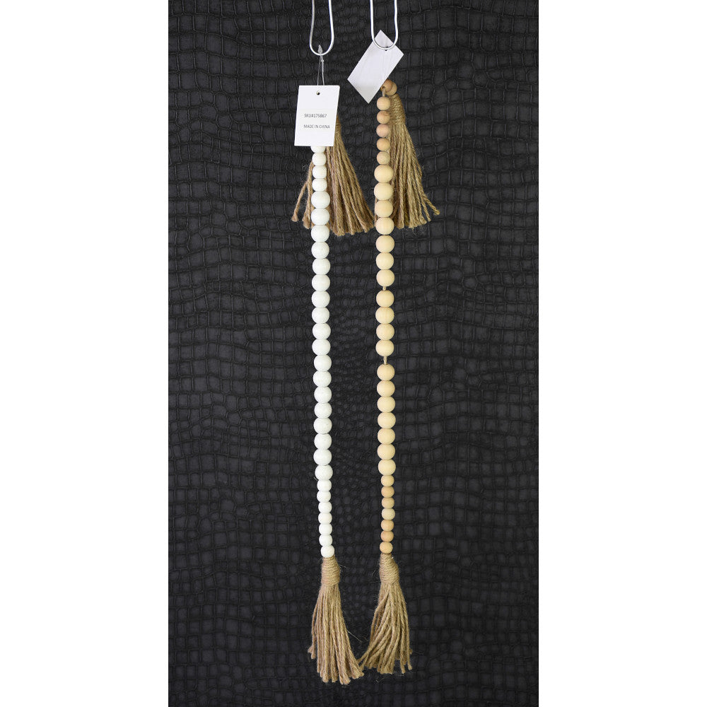 White Natural Bead Garland- 2 Colors