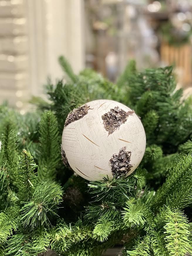Birch Ball Ornament Stake - 2 Sizes