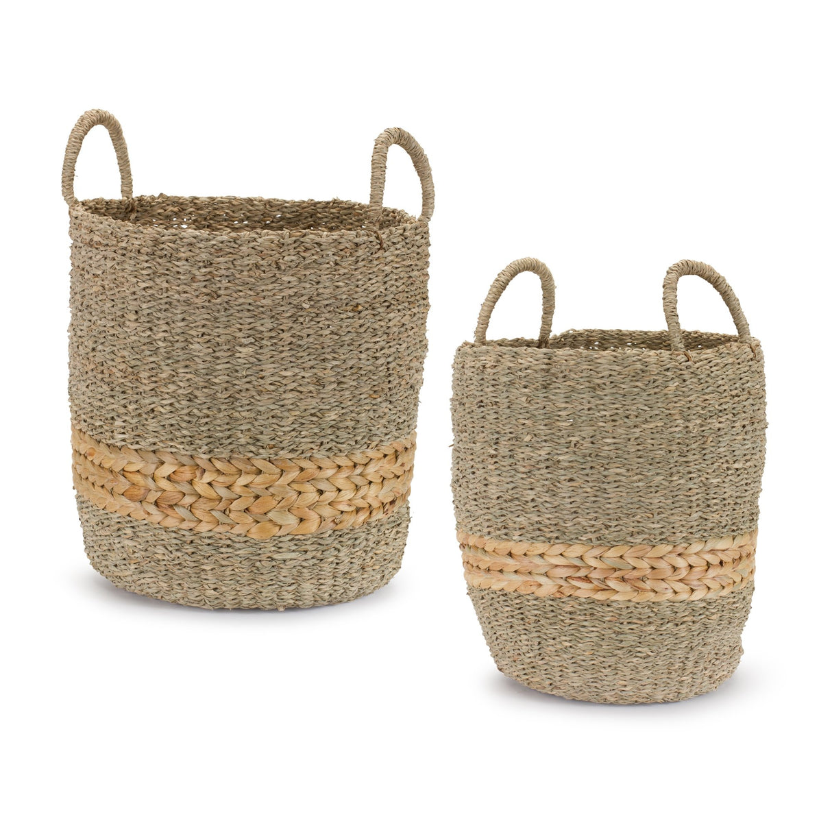 Seagrass Basket With Handles - 2 Sizes