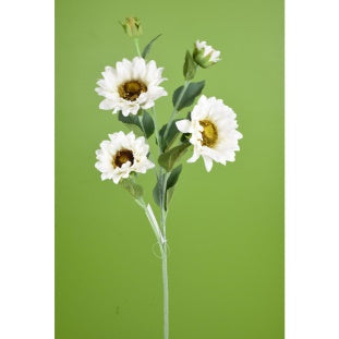 Blooming Cream Sunflower Spray