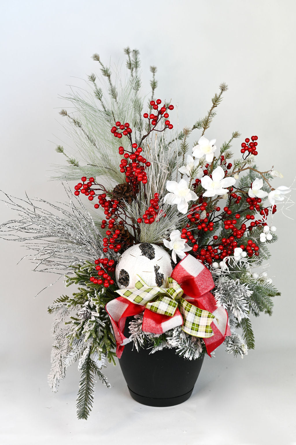 Birch Ball Ornament Stake - 2 Sizes