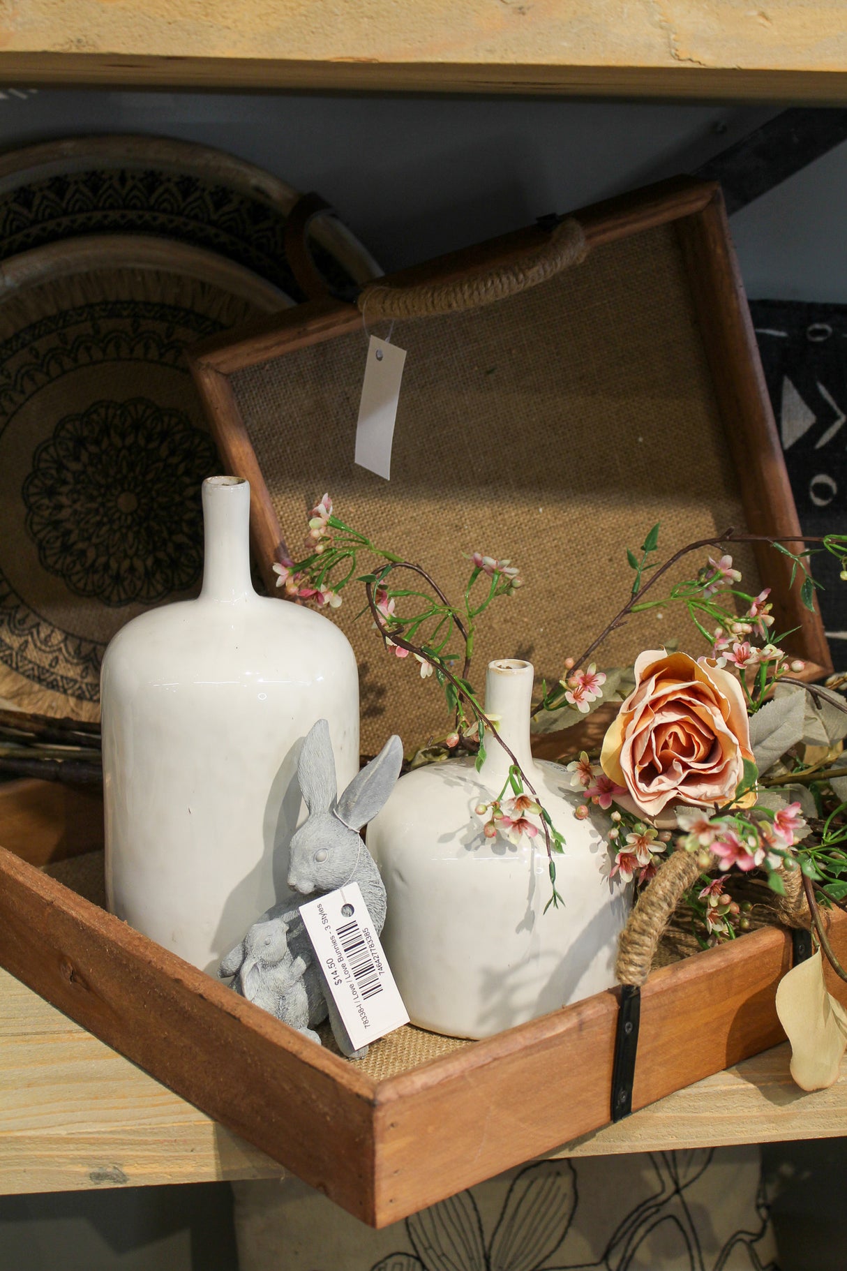 Jute Beauty Tray - 2 Sizes