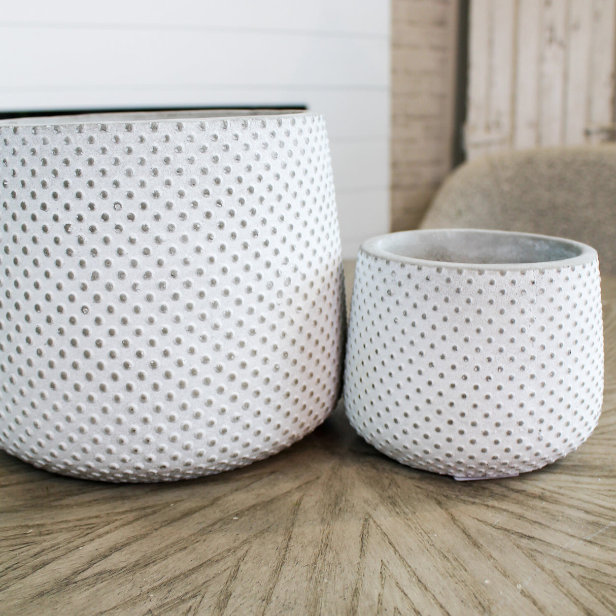 Cold Cast Dot Pot - 2 Sizes