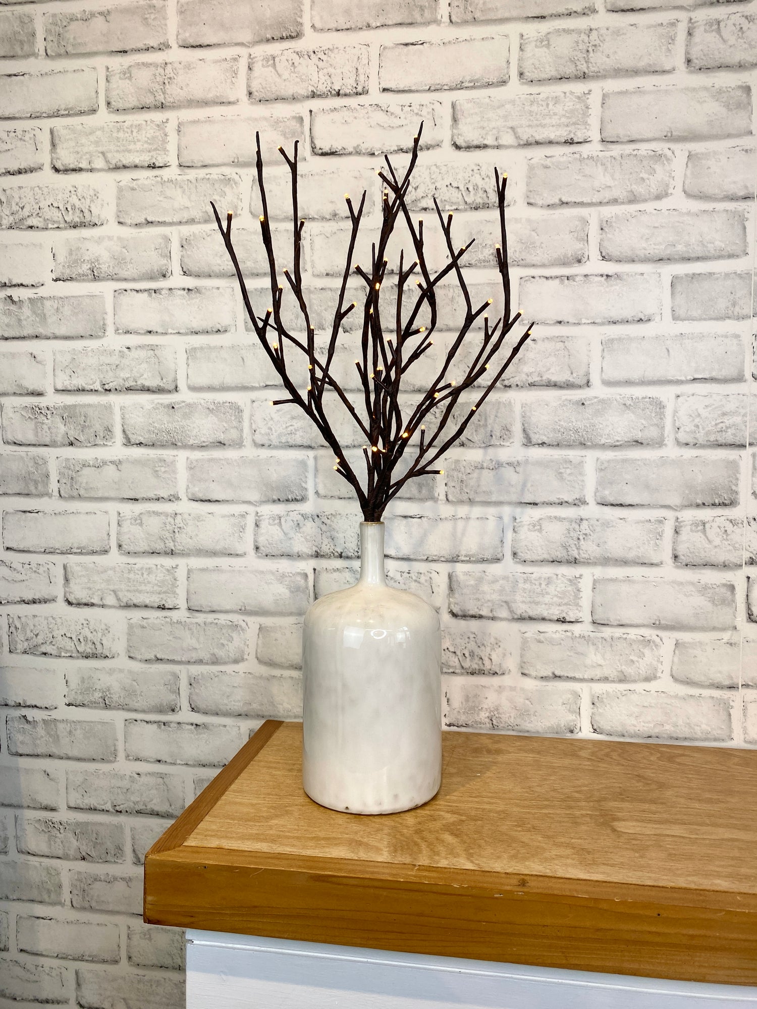 Lighted Willow Branch