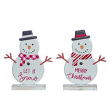 Standing Wood Snowman Sign- 2 Styles