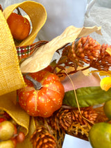 18" Golden Autumn Swag